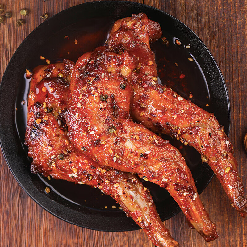 四川特产香辣麻辣兔腿3个冷吃兔180g 兔腿【麻辣味】【三支独立装】