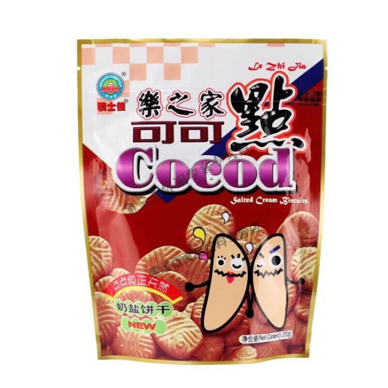 茗仟(mingqian)积j士佳 乐之家花生饼干 香辣南乳海苔日式休闲零食200
