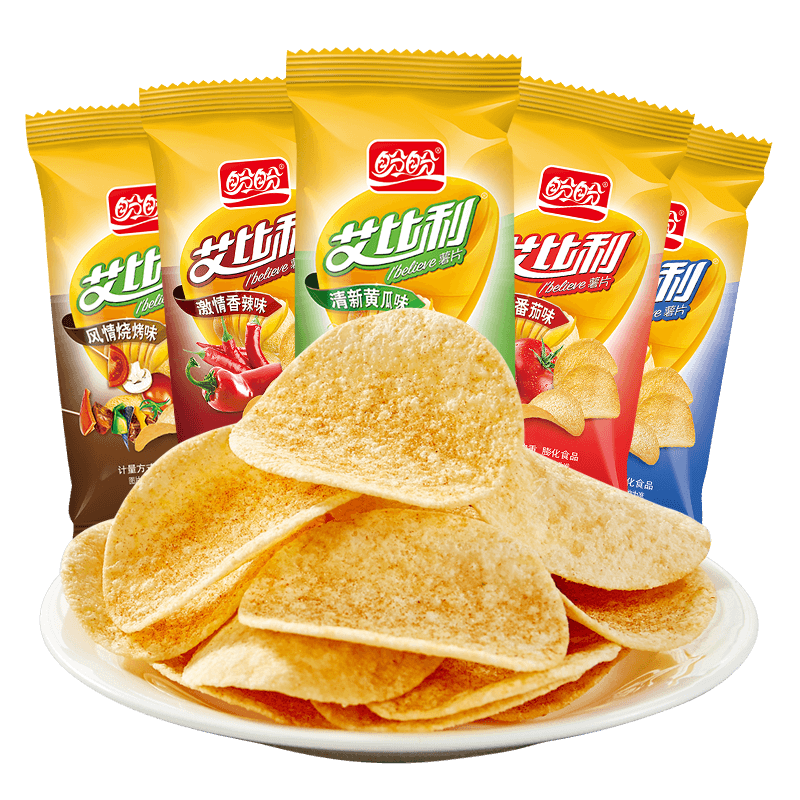 盼盼 艾比利薯片30g*20包 休闲零食独立小包膨化食品休闲零食
