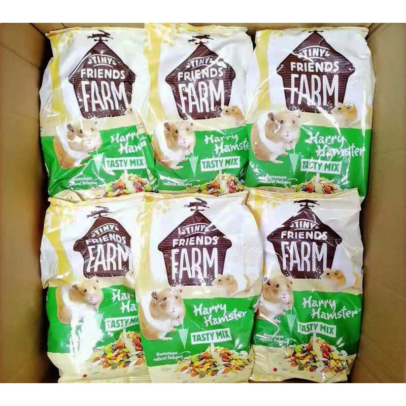 千喵harry熊粮无糖整包零食仓鼠金丝熊主粮700g粮食用品营养饲料