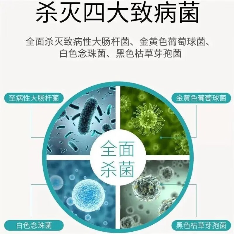韩泊莉（HANBOLI）美妆工具 84消毒泡腾片衣物宠物泳池地板家用杀jun除味消毒 2瓶【600粒】