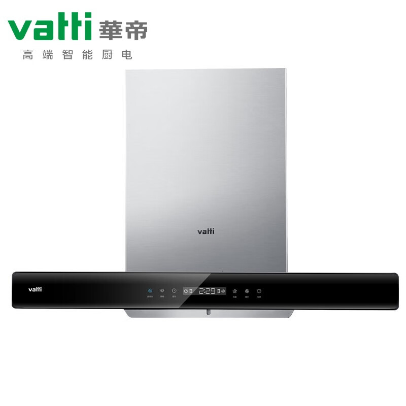 华帝(vatti)t型不锈钢自动洗烟机e660az 自动清洁免拆机 触控面板 大