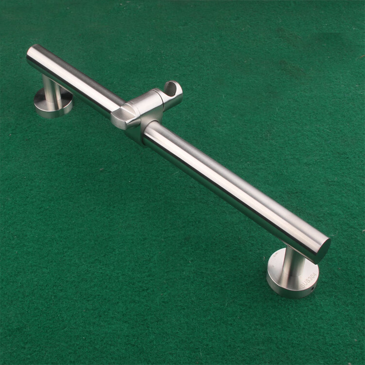 梯橙304不锈钢短号花洒升降杆40cm挂杆旋转淋浴支架调节架莲蓬头座