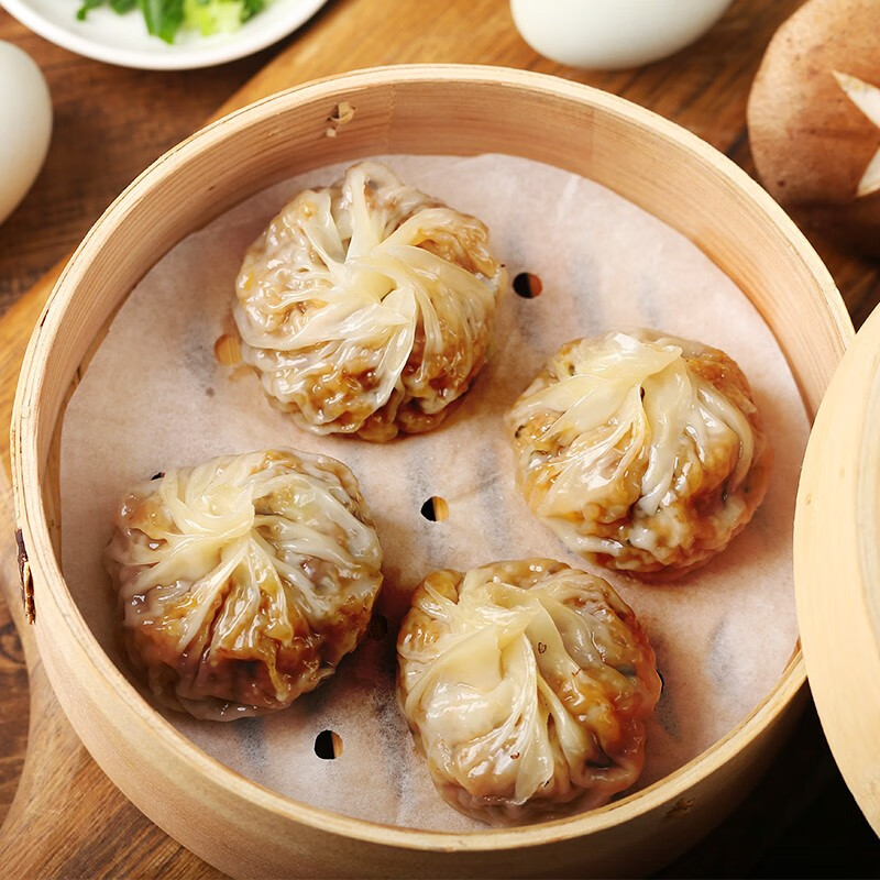 楼茂记纸皮烧麦 浙江早餐半成品速食速冻面点芝士蛋黄牛肉虾仁糯米