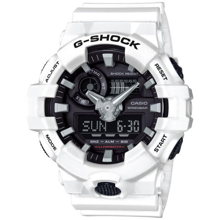 卡西欧(casio)g-shock男士手表表盘直径54mm防水200m多功能休闲ga700