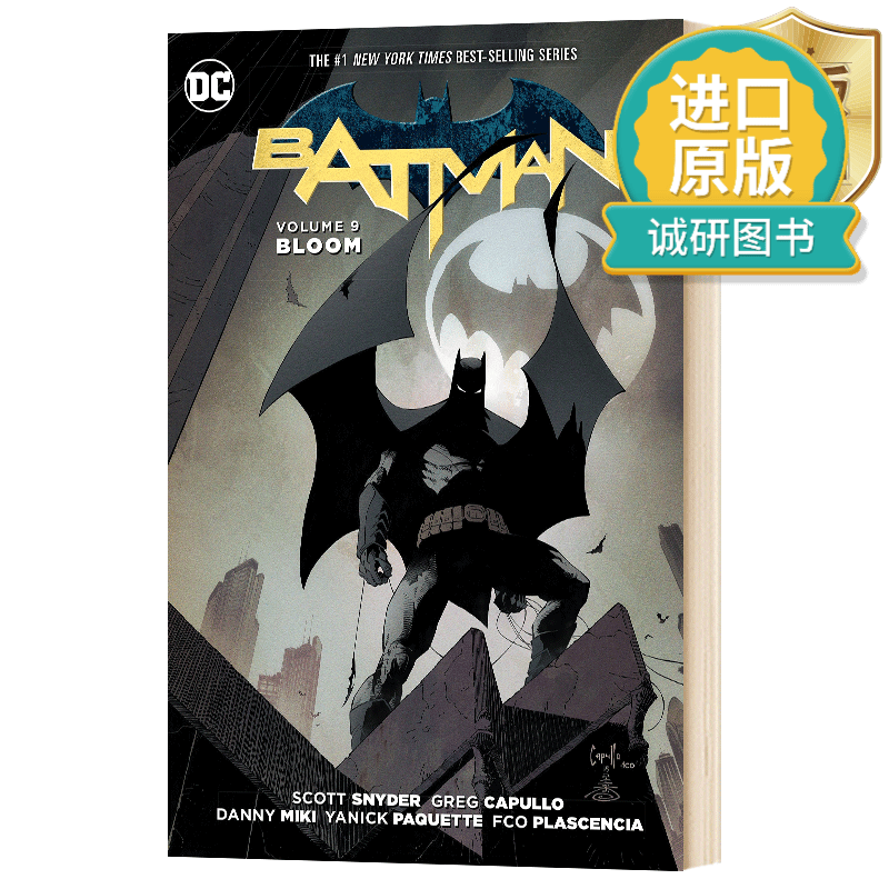 正版 英文原版 Batman Vol. 9: Bloom The New 52 蝙蝠侠卷9 绽放 英文版