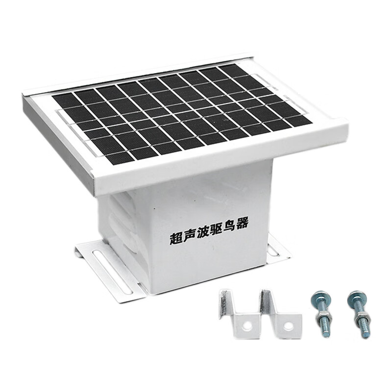 沸耐笙 fns-25724 太阳能智能驱鸟器超声波语音赶鸟器 超声波驱鸟器 1