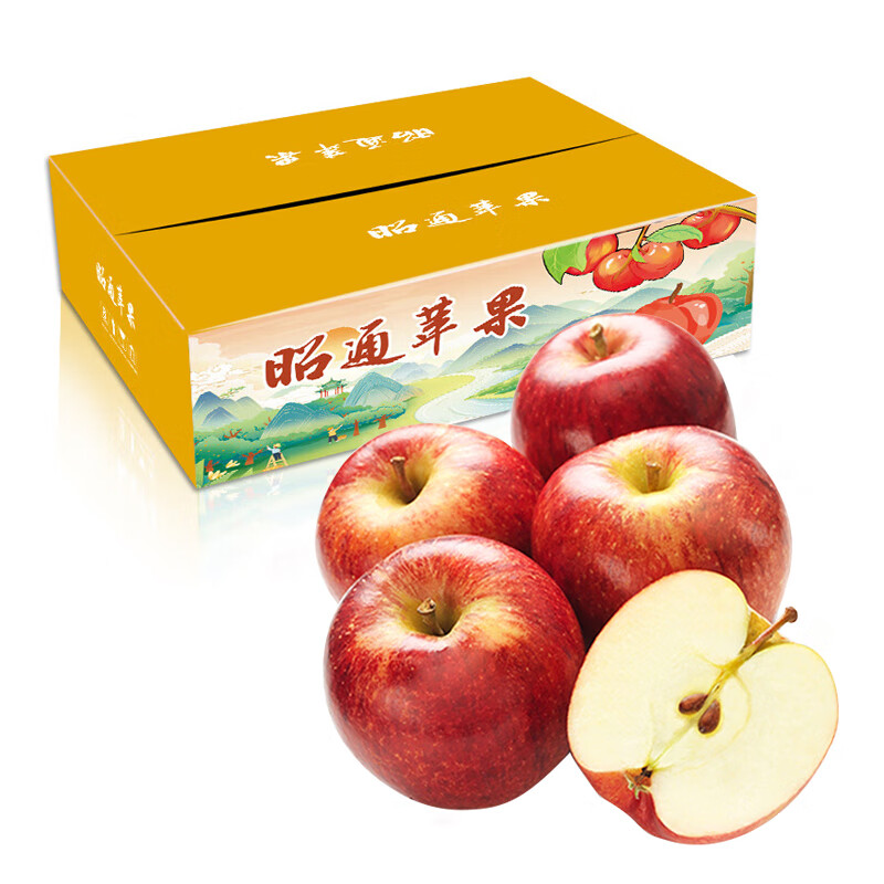 京鲜生 云南昭通苹果2kg 果径65-70mm 嘎啦苹果生鲜新鲜水果 源头直发怎么看?