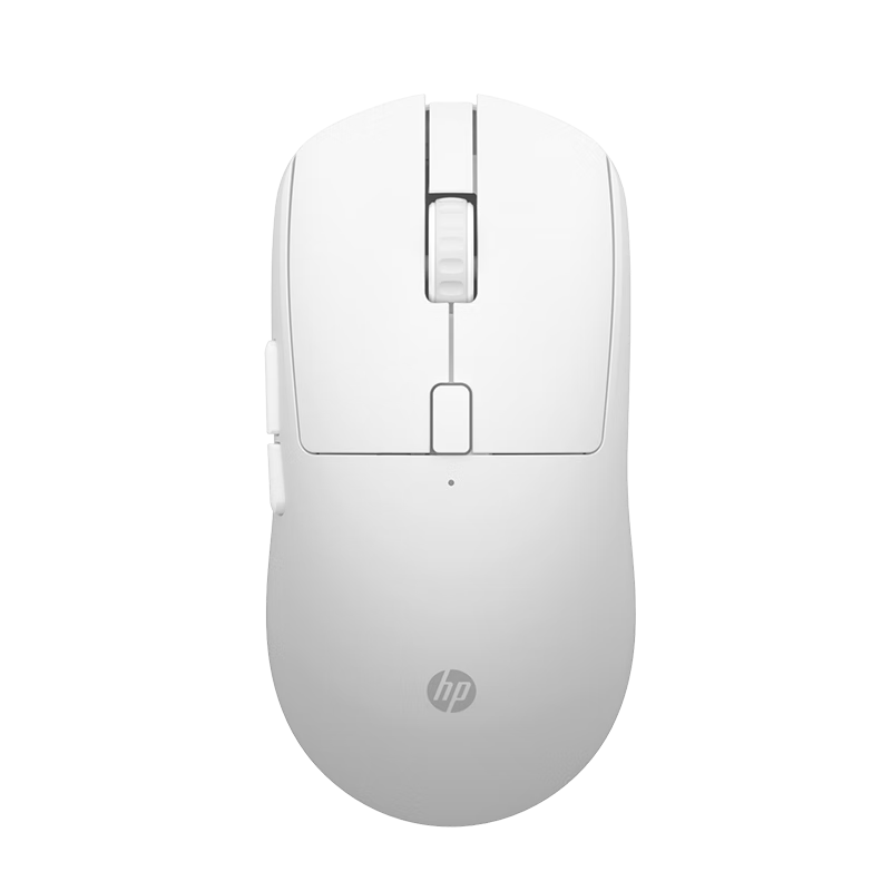惠普（HP）M23G2竞技版白色双模游戏鼠标 轻量化65克 有线无线双模 TypeC充电 10000DPI 驱动调节