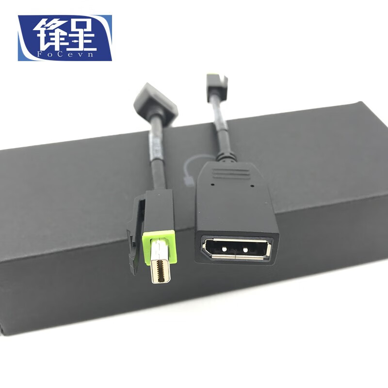 锋呈迷你dp转dp接口mini displayport苹果笔记本雷电头连接电视显示器