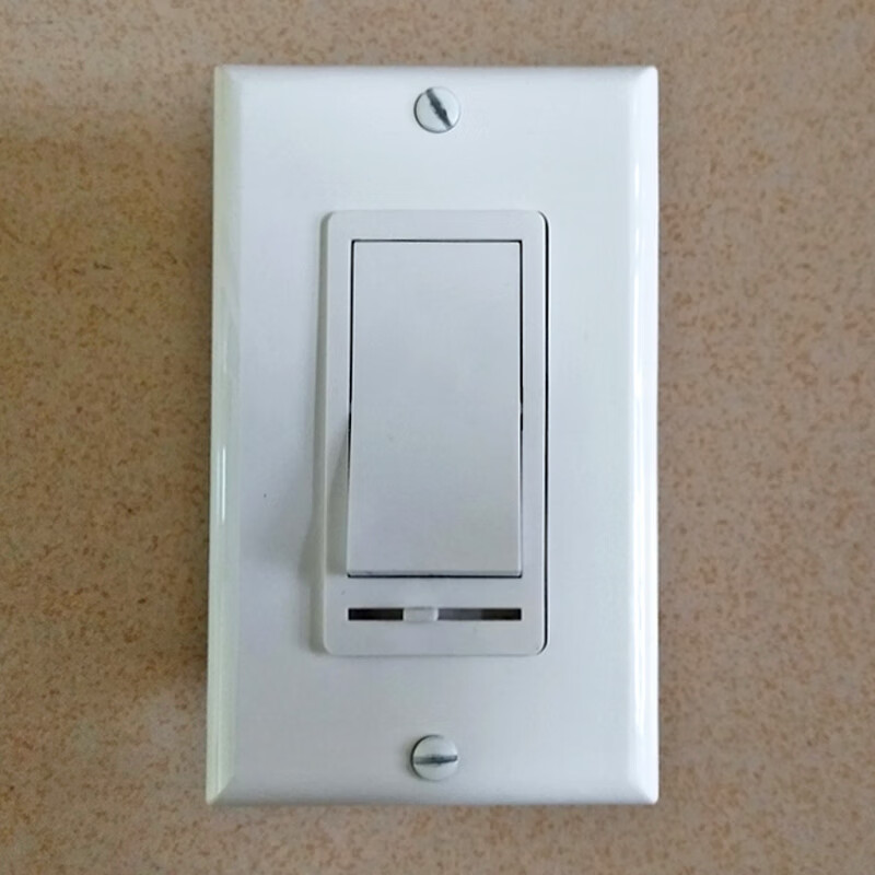 ul调光器120型滑动式可控硅调光开关led灯调光器美式调光600w 乳白色