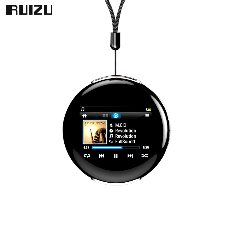 锐族(RUIZU) M1 8G 黑色 蓝牙外放学生迷你便携运动无损音乐播放器mp3/mp4英语听力电子书
