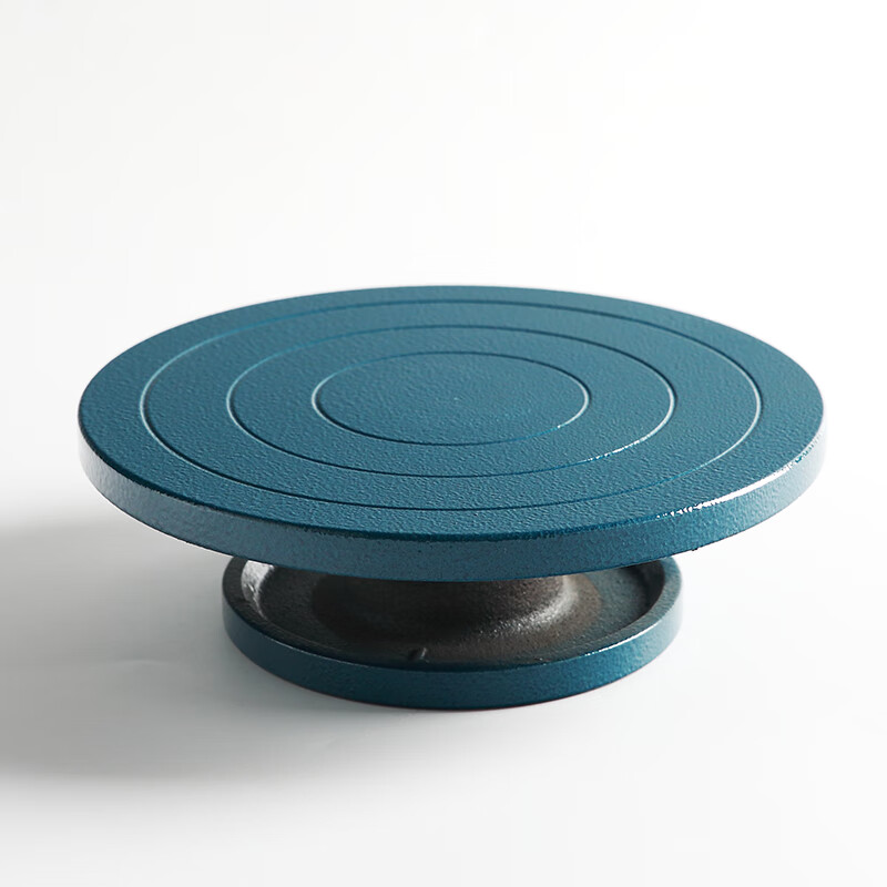 睿锦陶艺转盘 陶瓷制陶工具 绘画泥塑双面用手工铁转台景德镇手动底