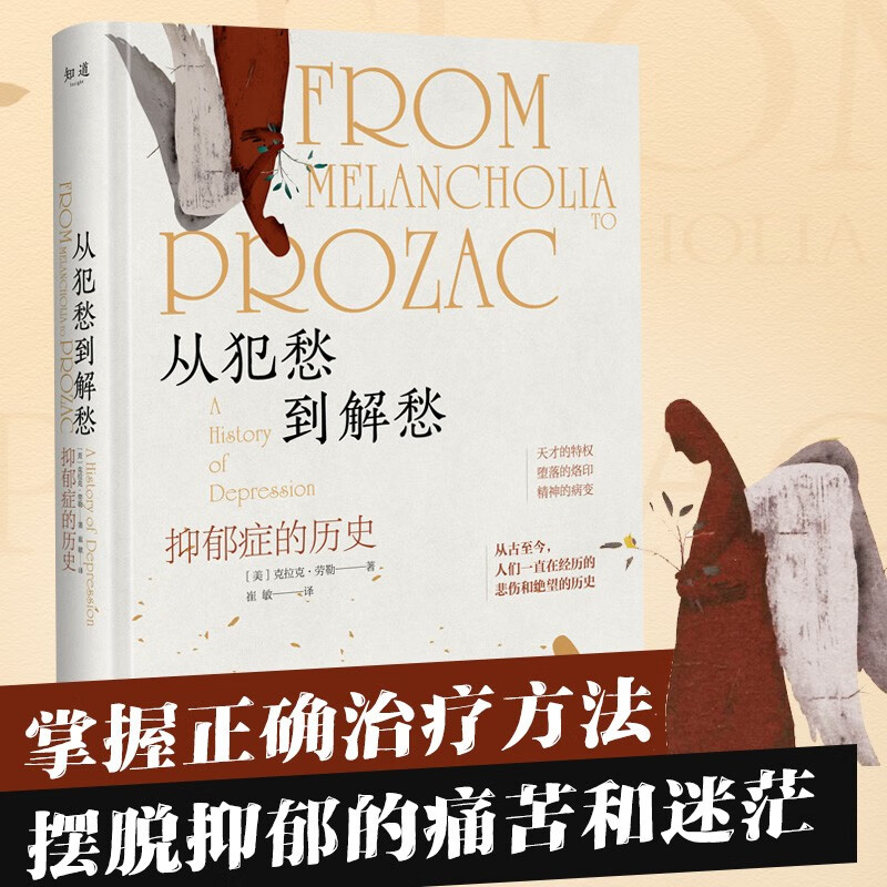 万物小史系列抑郁症的历史：从犯愁到解愁 人类如何认识和治疗抑郁症 抑郁症的历史 抑郁症通俗读物书籍精装 广东人民出版社 从犯愁到解愁