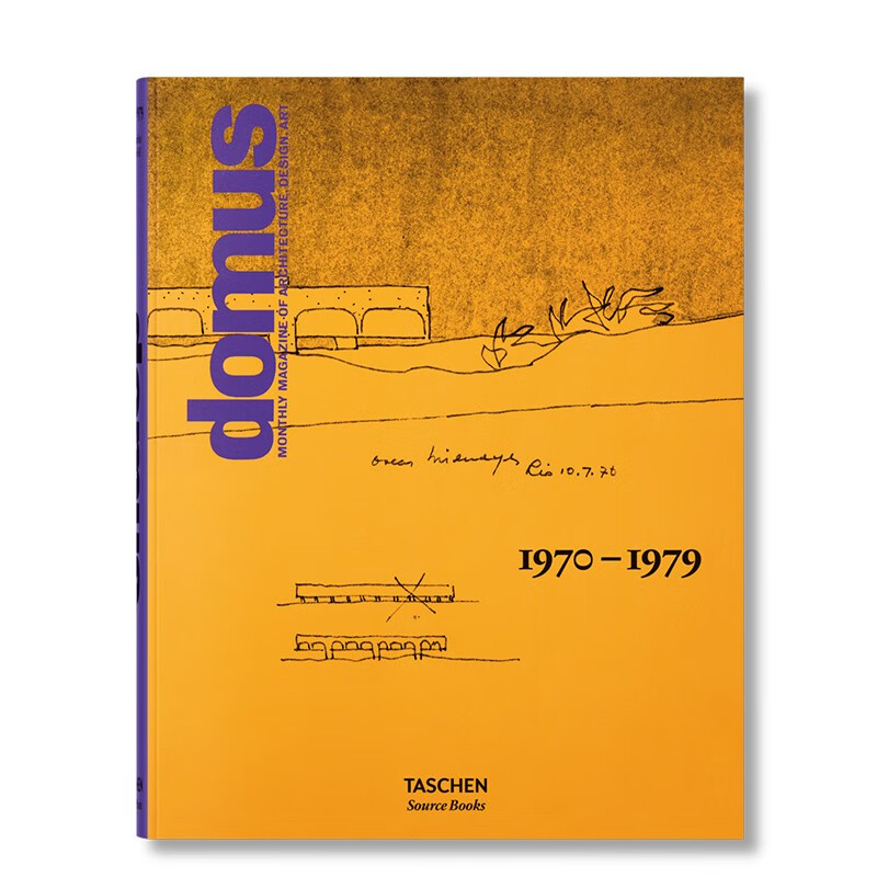 【少量库存】TASCHEN塔森domus 1970–1979，多莫斯设计 1970–1979进口原版图书