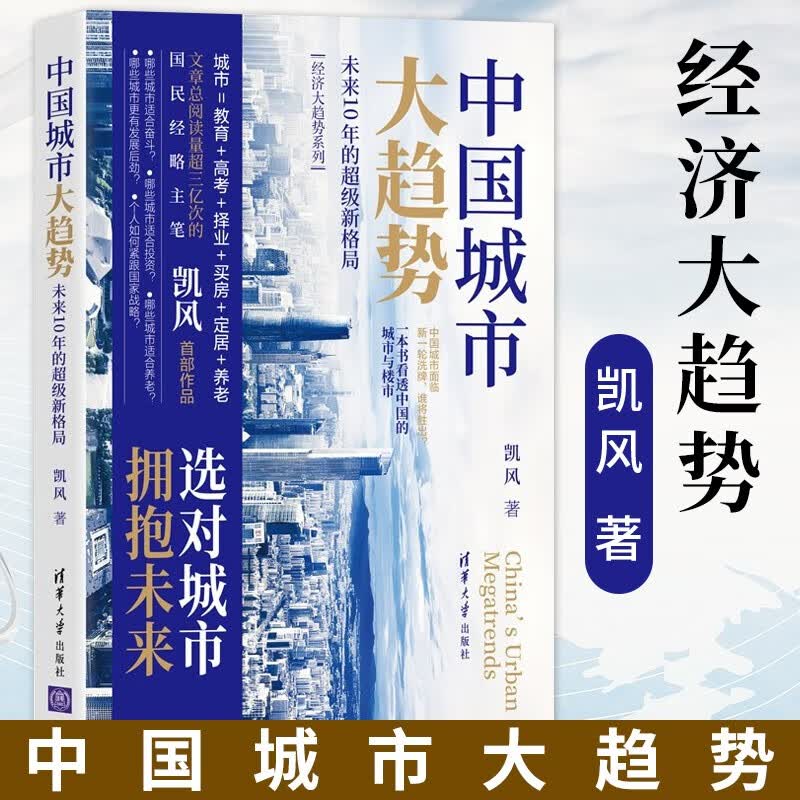 中国城市大趋势 未来10年的新格局 经济大趋势系列 看清宏观大趋势 抓住个人小机遇 一本书看透中国的城市与楼市 清华大学出版社