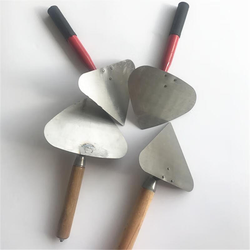 扑哩扑剌三角形桃形尖大铲抹泥刀收光刀抹灰刀泥抹子建筑泥工自流平