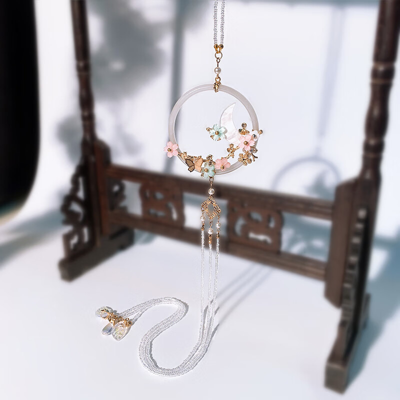 禁步成品古风禁步汉服压裙坠配饰腰佩吊坠腰间流苏挂件襟步饰品 醉蝶