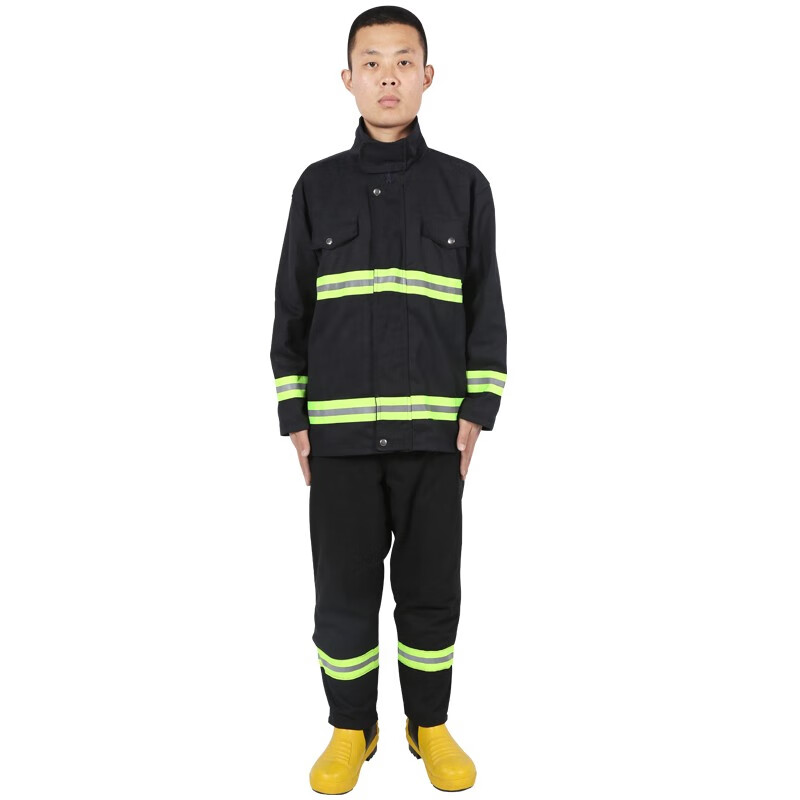 趣行 02款消防作训服 火灾救援防护服消防器材安全演练训练服战斗服