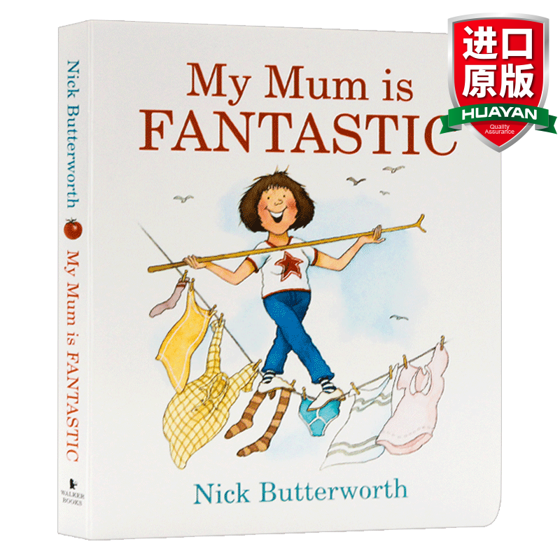 英文原版 我的妈妈太棒了 my mum is fantastic 亲子互动图画书 全