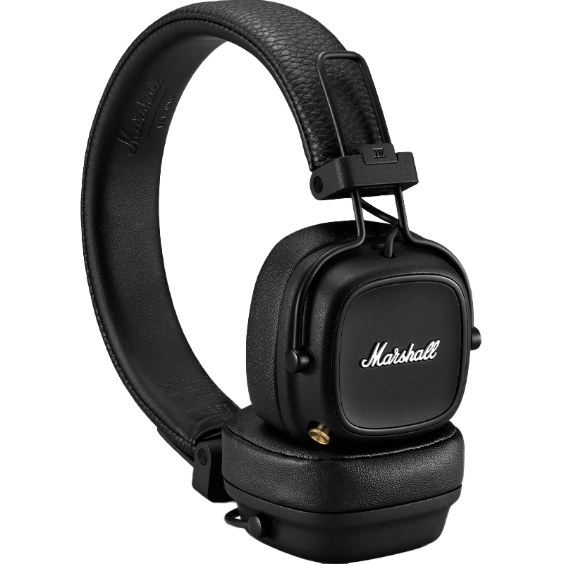 MARSHALL（马歇尔）MAJOR IV耳机头戴式无线蓝牙重低音可折叠4代耳麦 黑色