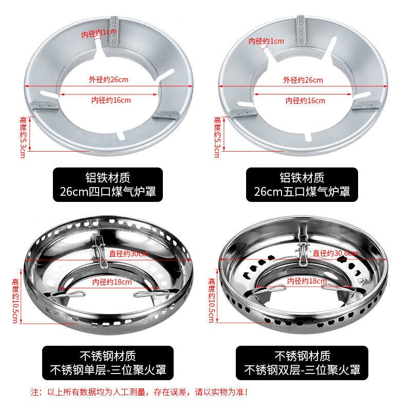 节能罩聚火圈家用防风罩灶配件省气隔热挡风（默认发四口 ） 一个装（4口）