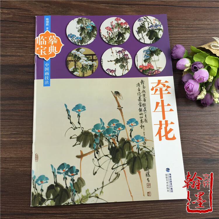 临摹宝典 牵牛花 中国画技法毛笔写意学画国画画法画集花卉