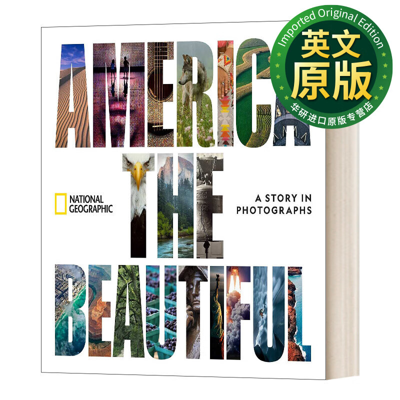 america the beautiful 英文原版 美丽的美国 照片中的故事 英文版