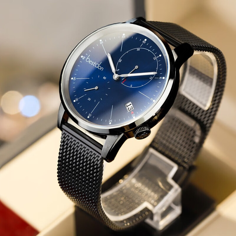 邦顿(bestdon)瑞士认证手表男士机械表全自动防水简约腕表送男友送