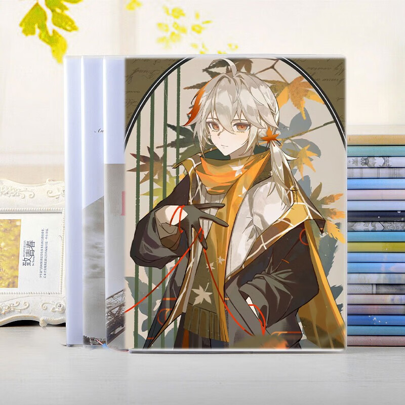 日记本胶套本加厚96张 动漫明星照片logo定制学生生日圣诞礼物 模板19