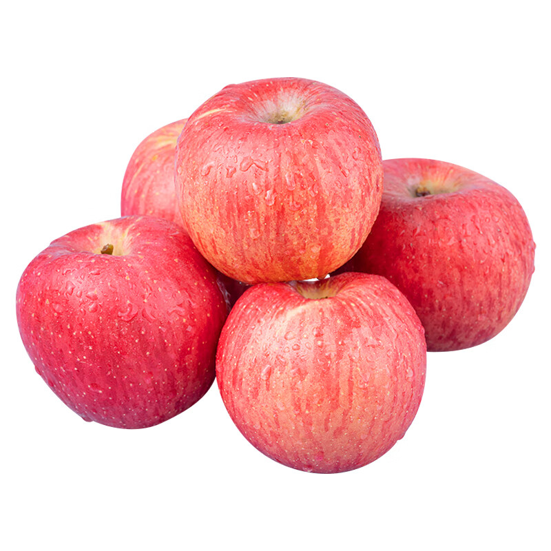 金三源正宗洛川红富士苹果 大果整箱 时令生鲜水果 富含蛋白质膳食纤维素是健康低脂健身好食材 80mm-85mm果彩箱（净果5斤）