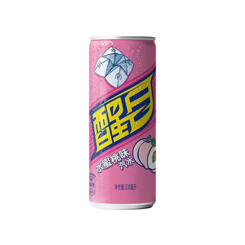 菠萝啤汽 330ml*6/12罐 菠萝啤水蜜桃苹果味汽水饮料整箱 醒目菠萝味