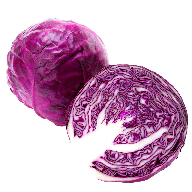 美邻惠享家京地达山东新鲜紫甘蓝紫包菜球紫椰菜5斤装轻食沙拉蔬菜