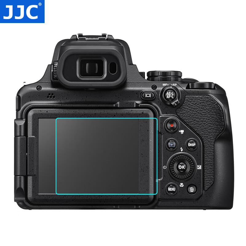 jjc 相机屏幕钢化膜 适用于尼康nikon coolpix p1000 p950 显示屏玻璃