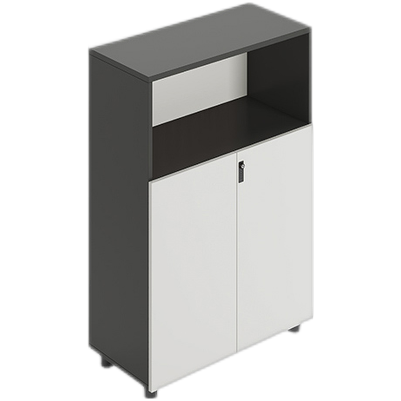 圣奥(sunon)办公家具储物文件柜办公桌背柜资料柜档案柜木质储物柜 灰展示柜中柜