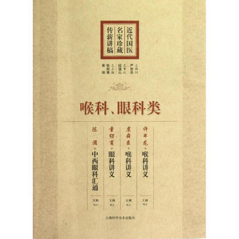 喉科、眼科类