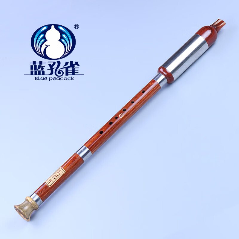 蓝孔雀kb-180 品牌 红檀木竖吹巴乌 表演型巴乌 云南乐器 f调 不含