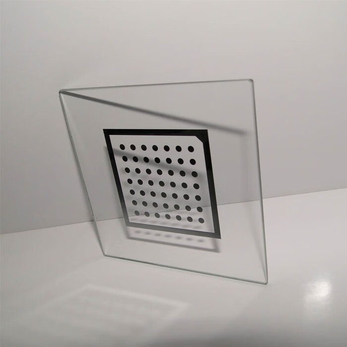 halcon视觉相机标定板20x20圆点直径125标定块0001精度玻璃标定