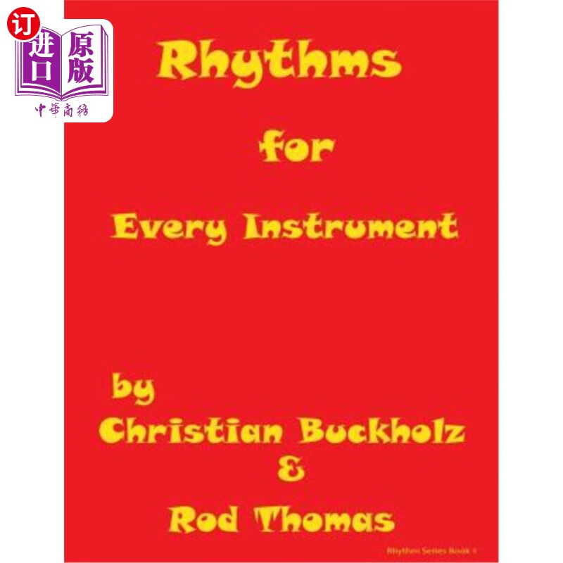 海外直订rhythms for every instrument 每种乐器的节奏