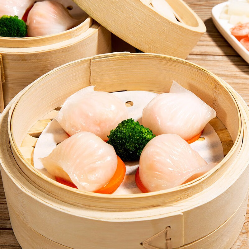 广州酒家 虾饺160g*2袋 速冻食品广式点心虾仁肉饺子早点方便早餐