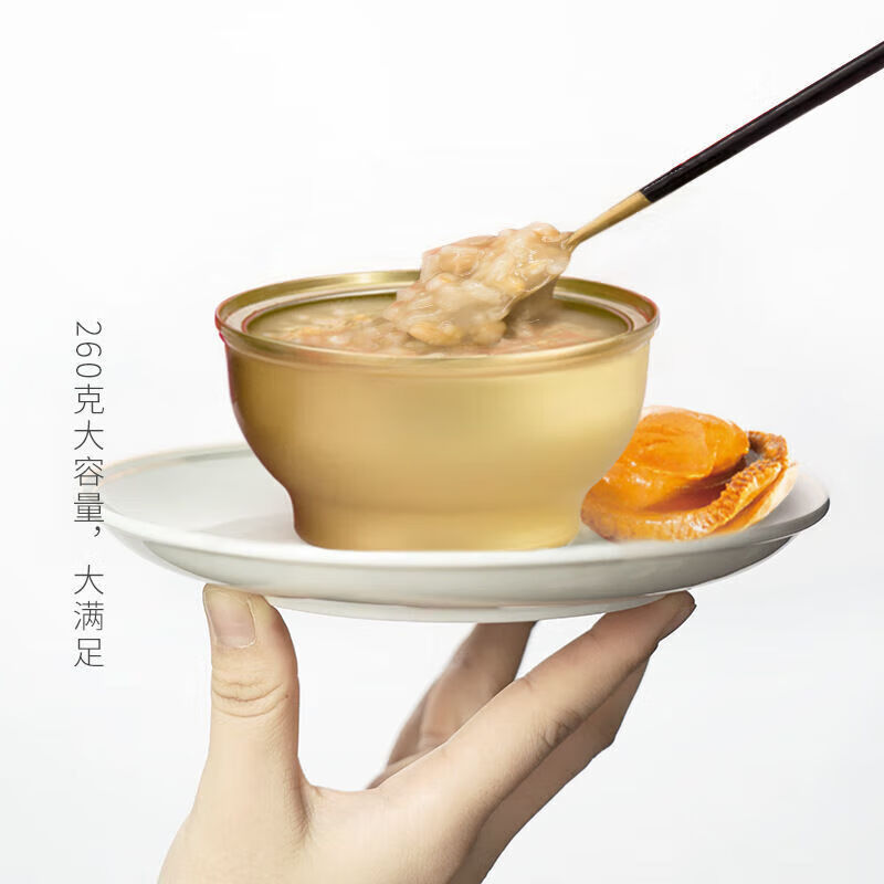 康创优品大洲宫燕思季养粥鸡汤海鲜鲍鱼粥营养速食260g*6碗 默认