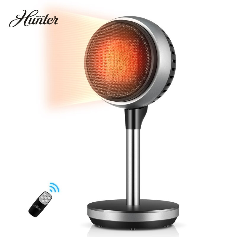 亨特（HUNTER）取暖器/暖风机/电暖器/电暖气/立式智能触控摇头遥控烤火炉HTN-V18R 黑色（1800W）