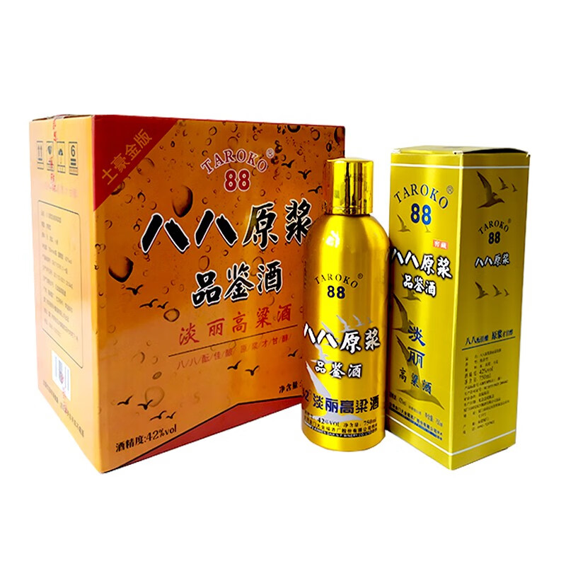 taroko 88  八八原浆42度淡丽高粱酒台湾风味 浓香型粮食白酒 送礼
