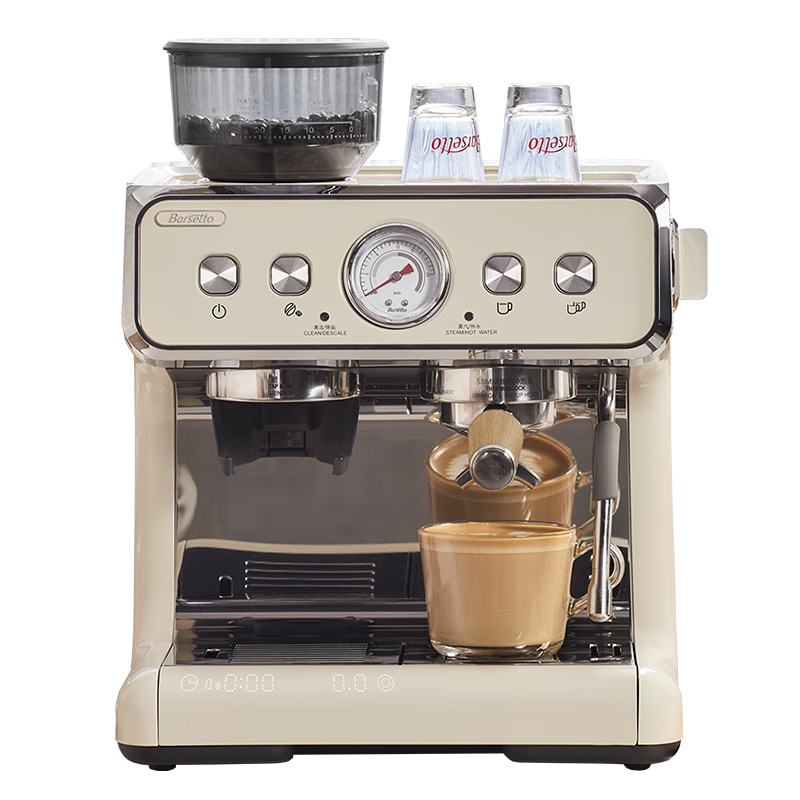 Barsetto BAE02S 半自动咖啡机 米白色