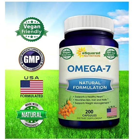 美国omega7沙棘深海鱼油胶囊中老年甘油三酯胆固醇200粒 醇200粒