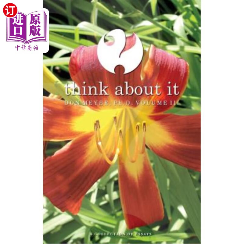 海外直订think about it volume iii: a collection of essays 想想吧
