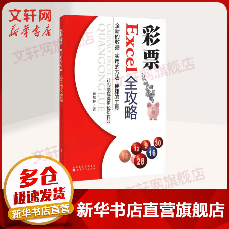 彩票Excel全攻略 蒋加林 著 著作 货币金融学股票炒股入门基础知识 个人理财期货投资书籍 新华书店官网正版图书籍
