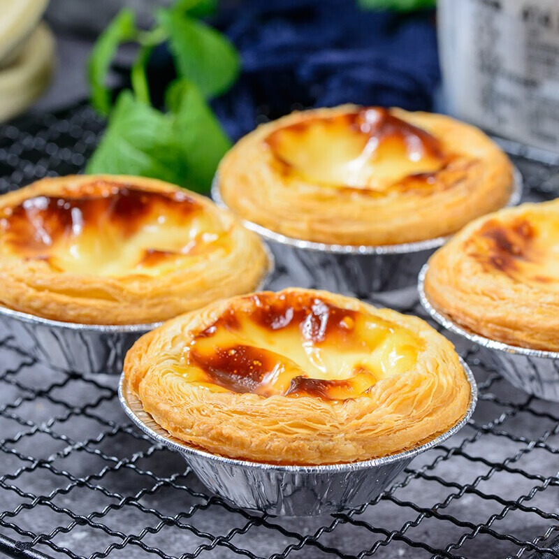 威运 冷冻蛋挞皮半成品60个 蛋挞液907g 家庭烘焙原材料迷你葡式蛋挞