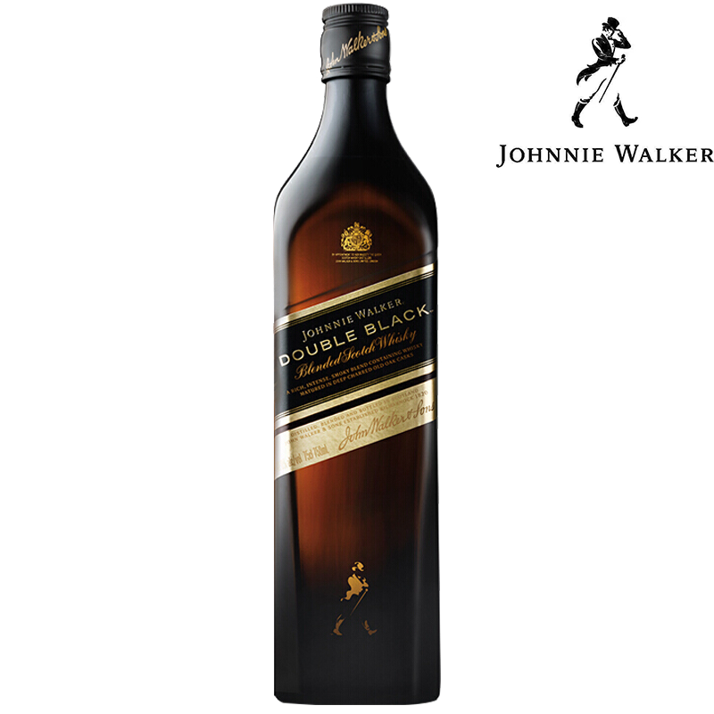 【黑方升级】进口洋酒 尊尼获加（JOHNNIE WALKER）黑牌醇黑苏格兰调合威士忌 可乐桶酒 单瓶700ml