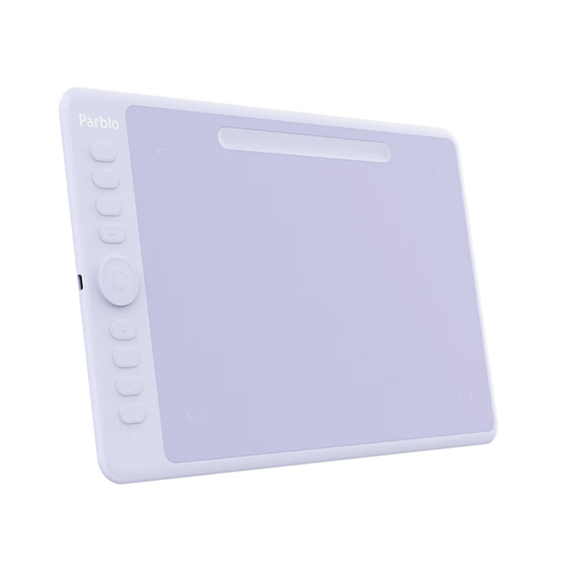 ParbloIntangbo小紫板数位板绘画板 手绘板电脑绘画网课手写字板 学生入门绘画 【标准版】M丁香紫
